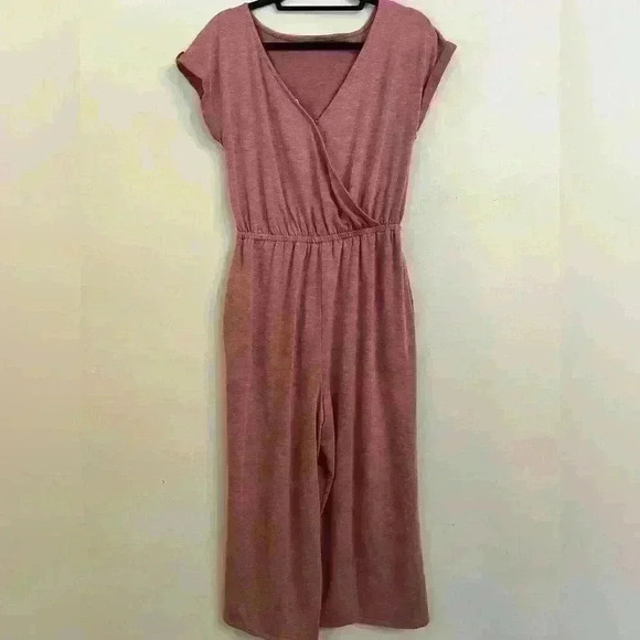 Maurices Pants - Maurices 24/7 French Terry Reversible Short Sleeve Jumpsuit Size Small